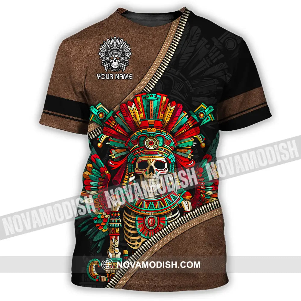 Unisex Shirt - Custom Text Shirt Mexico Aztec Classic Shirt T-Shirt / S T-shirt