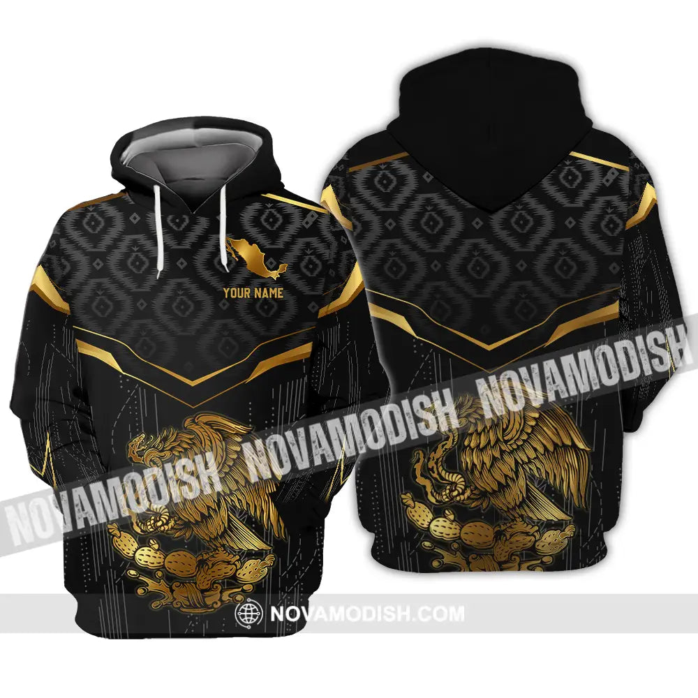 Unisex Shirt - Custom Text Shirt Mexico Fire Graphic Classic Shirt Hoodie / S T-shirt
