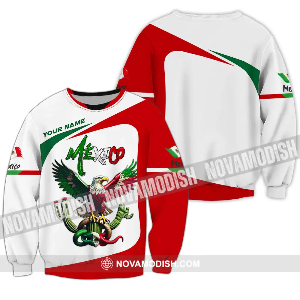Unisex Shirt - Custom Text Shirt Mexico Shirt Long Sleeve / S T-shirt