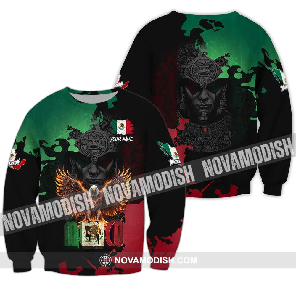 Unisex Shirt - Custom Text Shirt Mexico Shirt Long Sleeve / S T-shirt