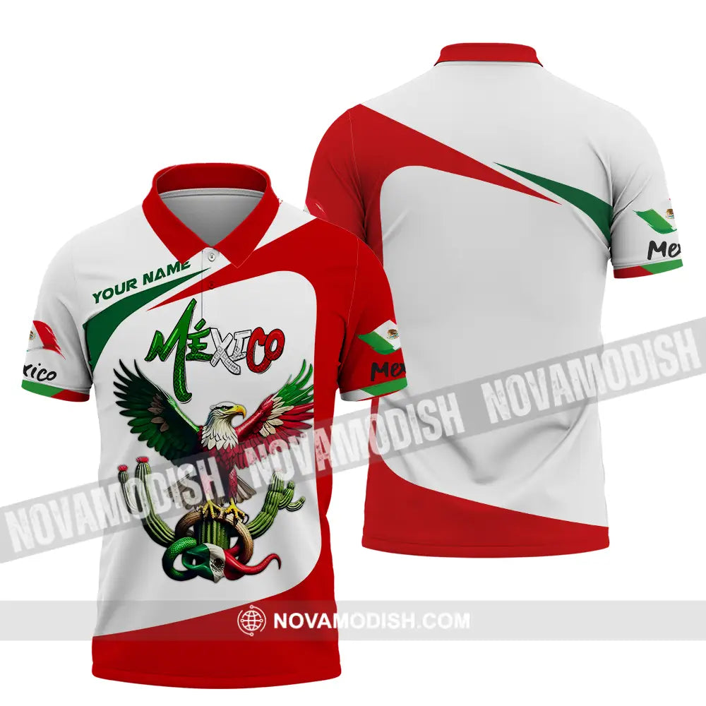Unisex Shirt - Custom Text Shirt Mexico Shirt Polo Shirt / S T-shirt