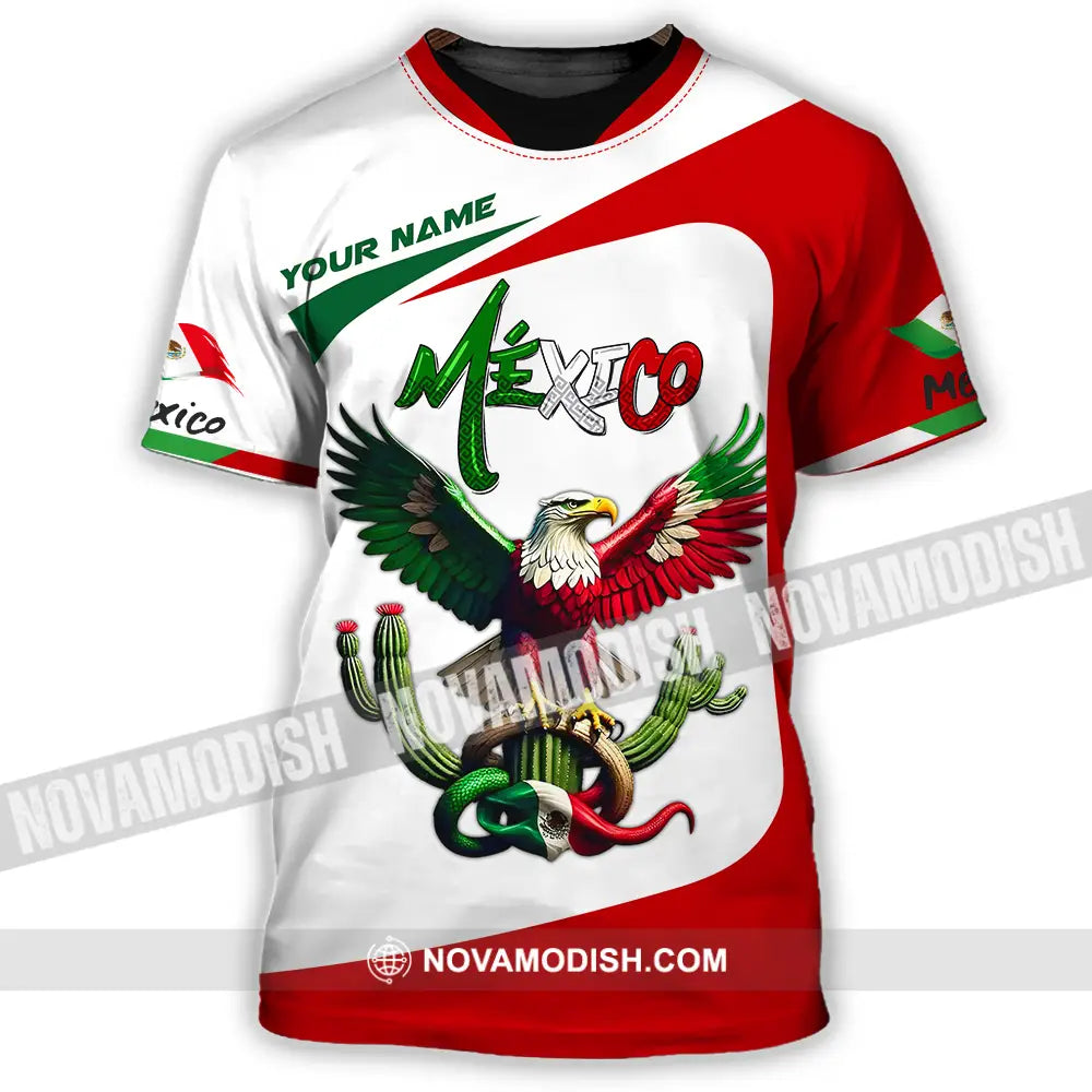 Unisex Shirt - Custom Text Shirt Mexico Shirt T-Shirt / S T-shirt