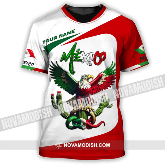 Unisex Shirt - Custom Text Shirt Mexico Shirt T-Shirt / S T-shirt