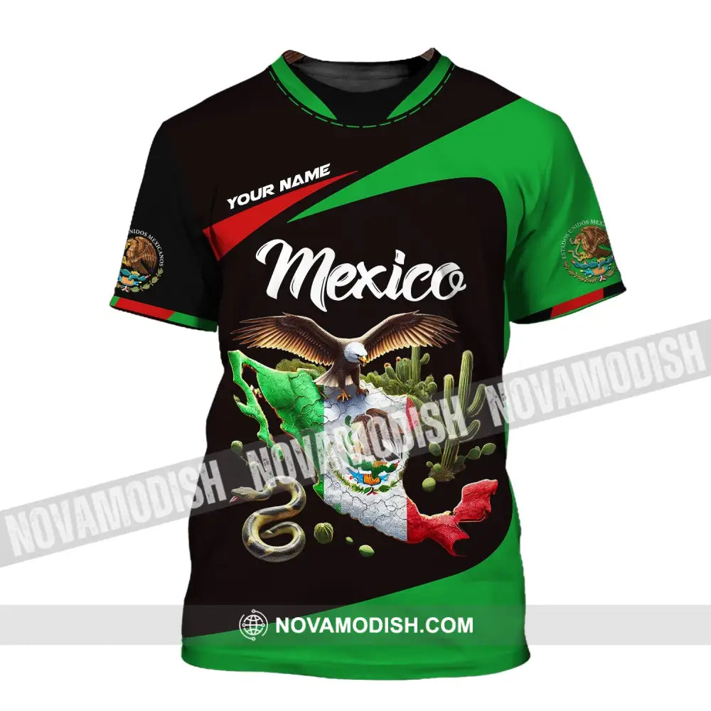 Unisex Shirt - Custom Text Mexico T-Shirt / S T-Shirt