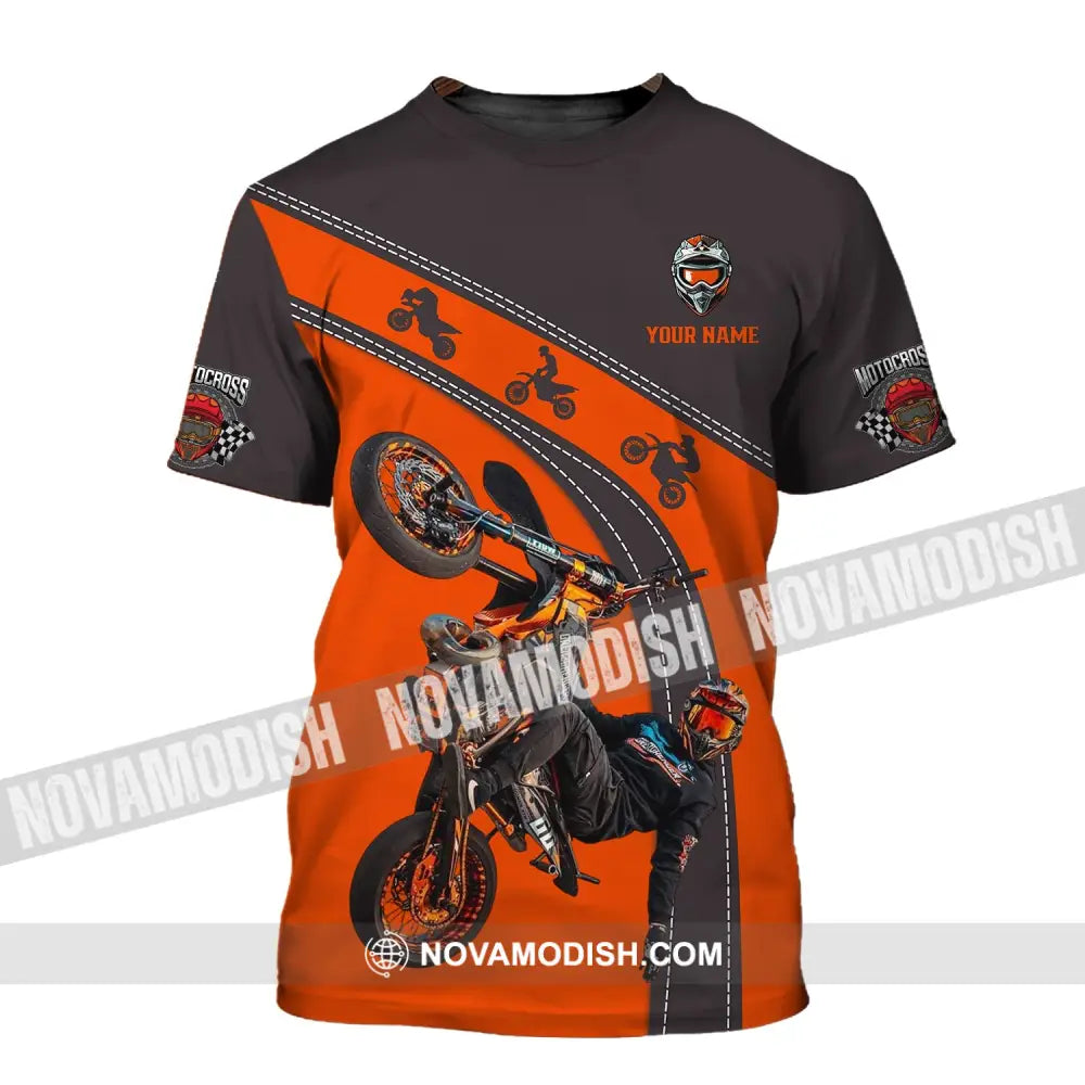 Unisex Shirt - Custom Text Motocross T-Shirt / S T-Shirt