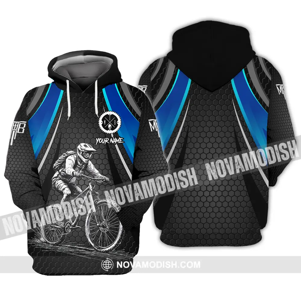 Unisex Shirt - Custom Text Mountain Bike Classic Sport Shirt Hoodie / S T-shirt