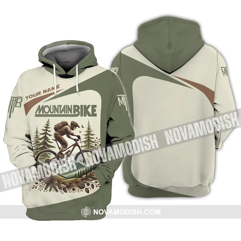 Unisex Shirt - Custom Text Shirt Mountain Bike Shirt Hoodie / S T-shirt