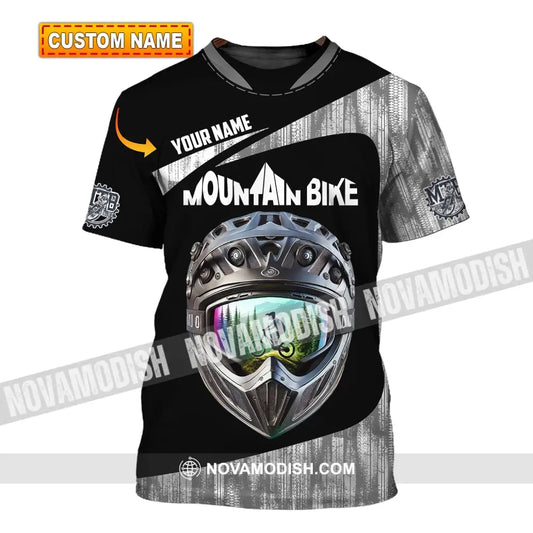 Unisex Shirt - Custom Text Mountain Bike T-Shirt