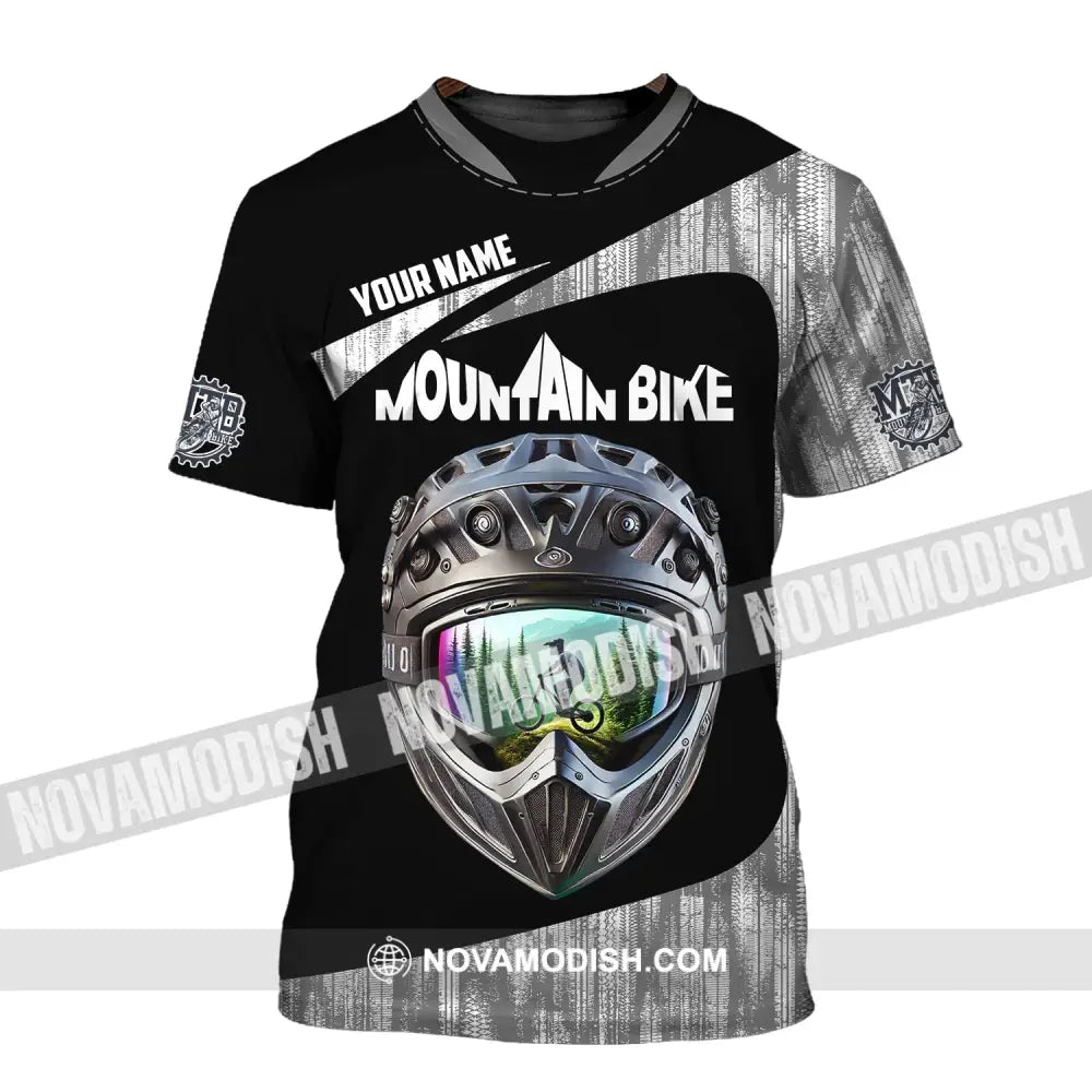 Unisex Shirt - Custom Text Mountain Bike T-Shirt / S T-Shirt