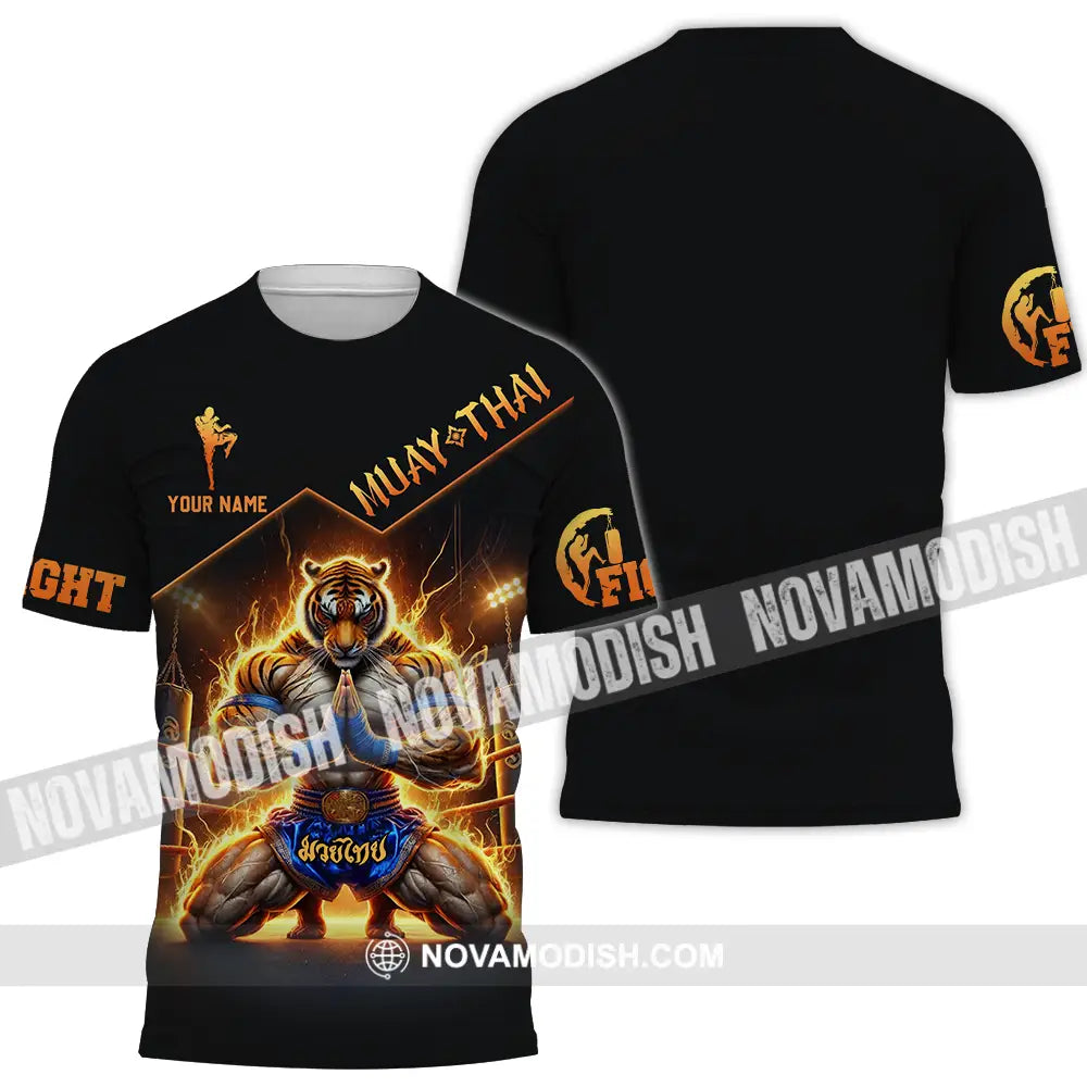 Unisex Shirt - Custom Text Muay Thai T-Shirt