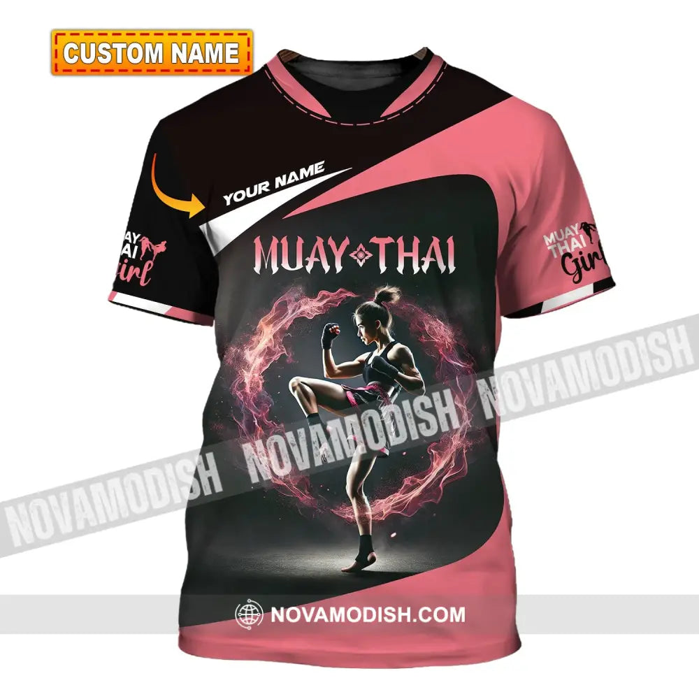 Unisex Shirt - Custom Text Muay Thai T-Shirt