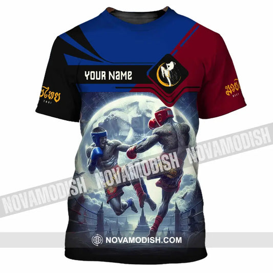 Unisex Shirt - Custom Text Shirt Muay Thai Shirt T-Shirt / S T-shirt