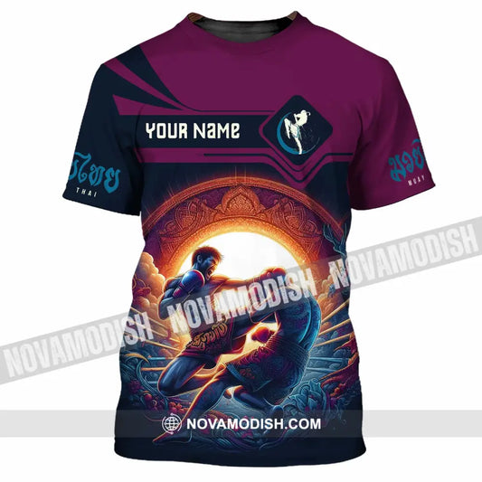 Unisex Shirt - Custom Text Shirt Muay Thai Shirt T-Shirt / S T-shirt