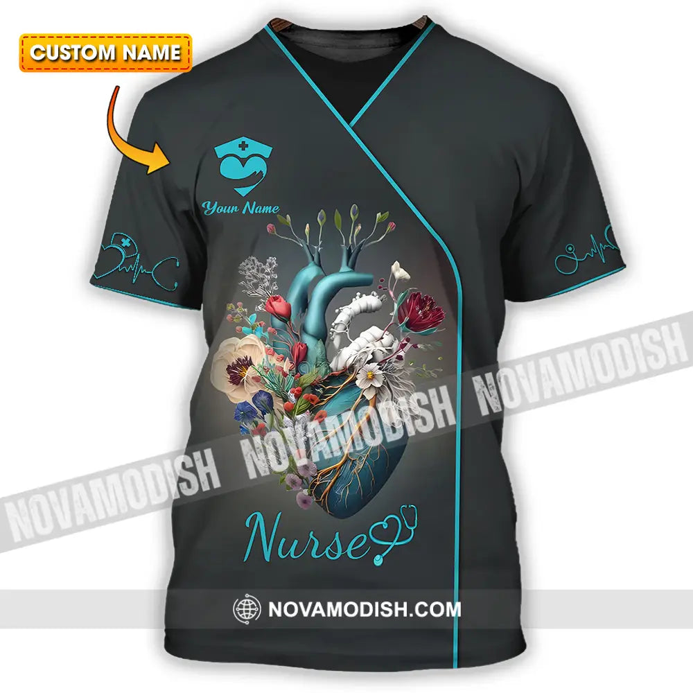 Unisex Shirt - Custom Text Nursing Shirt Nurse Life T-shirt