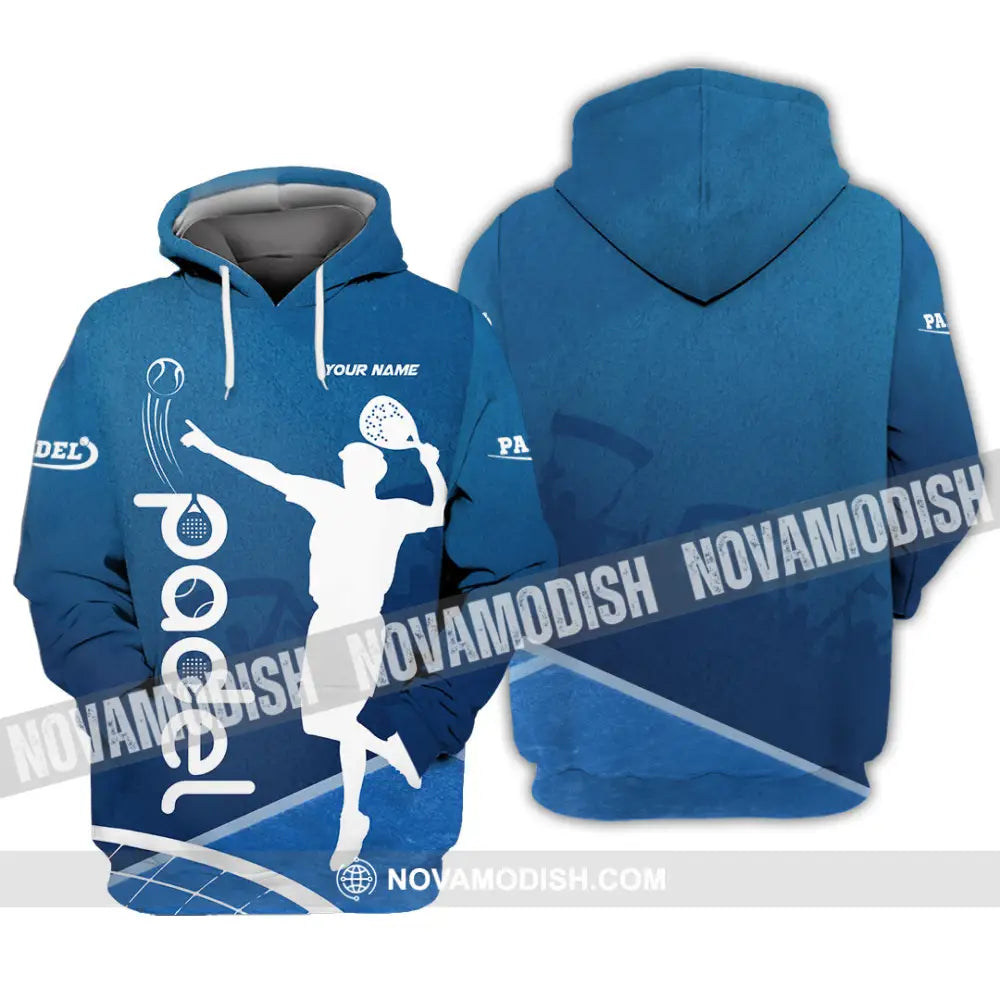 Unisex Shirt - Custom Text Shirt Padel Shirt Hoodie / S T-shirt