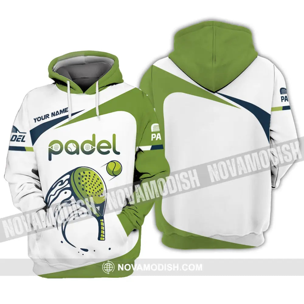 Unisex Shirt - Custom Text Shirt Padel Shirt Hoodie / S T-shirt