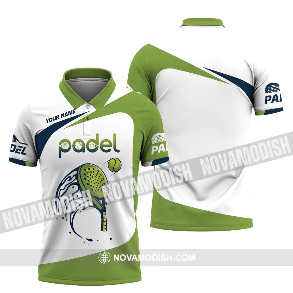 Unisex Shirt - Custom Text Shirt Padel Shirt Polo Shirt / S T-shirt
