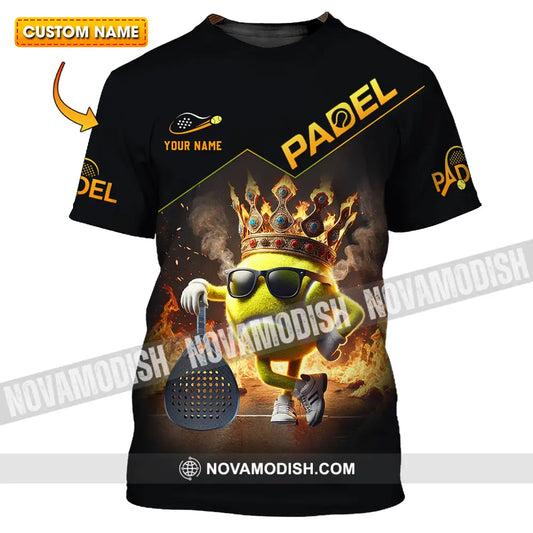 Unisex Shirt - Custom Text Padel T-Shirt