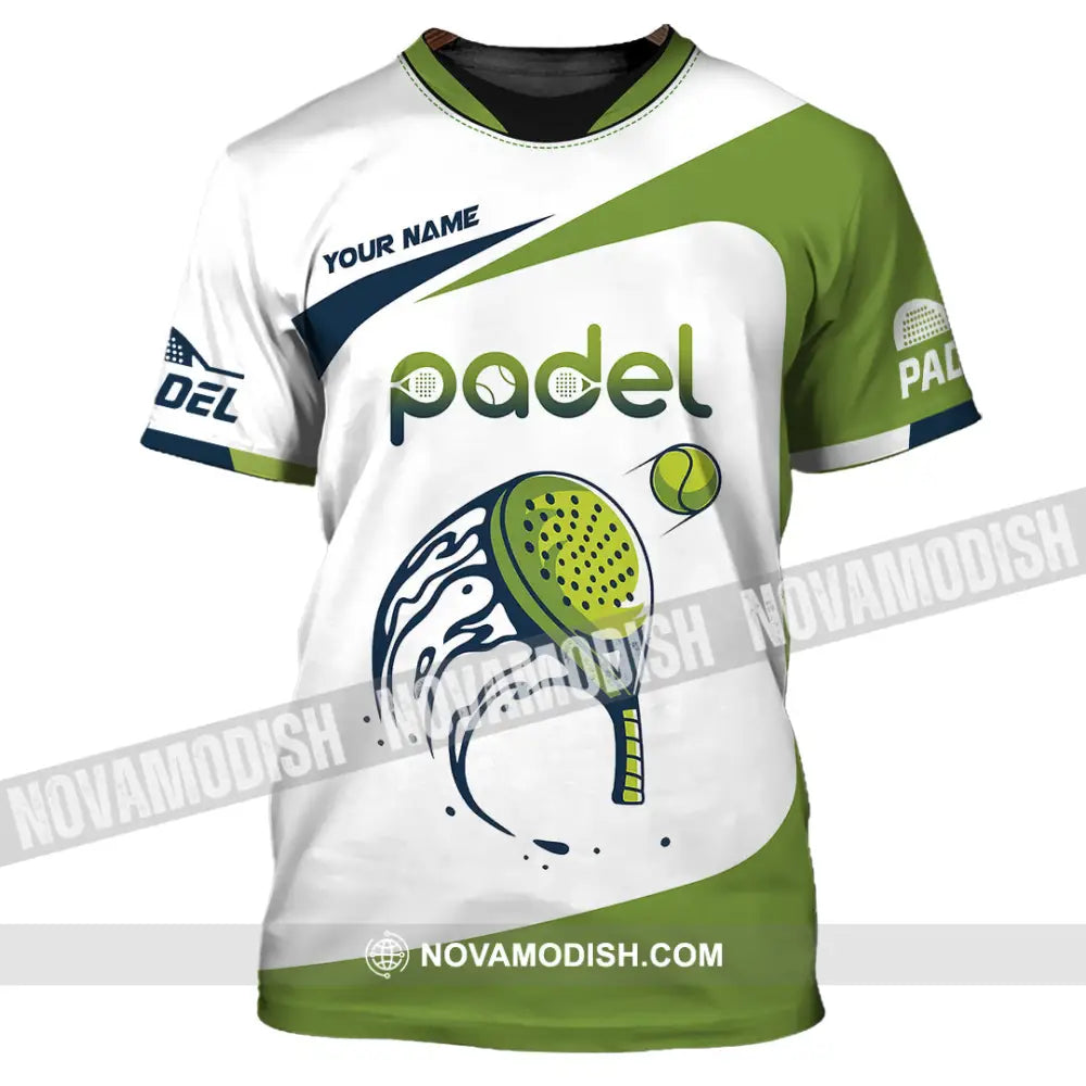 Unisex Shirt - Custom Text Shirt Padel Shirt T-Shirt / S T-shirt