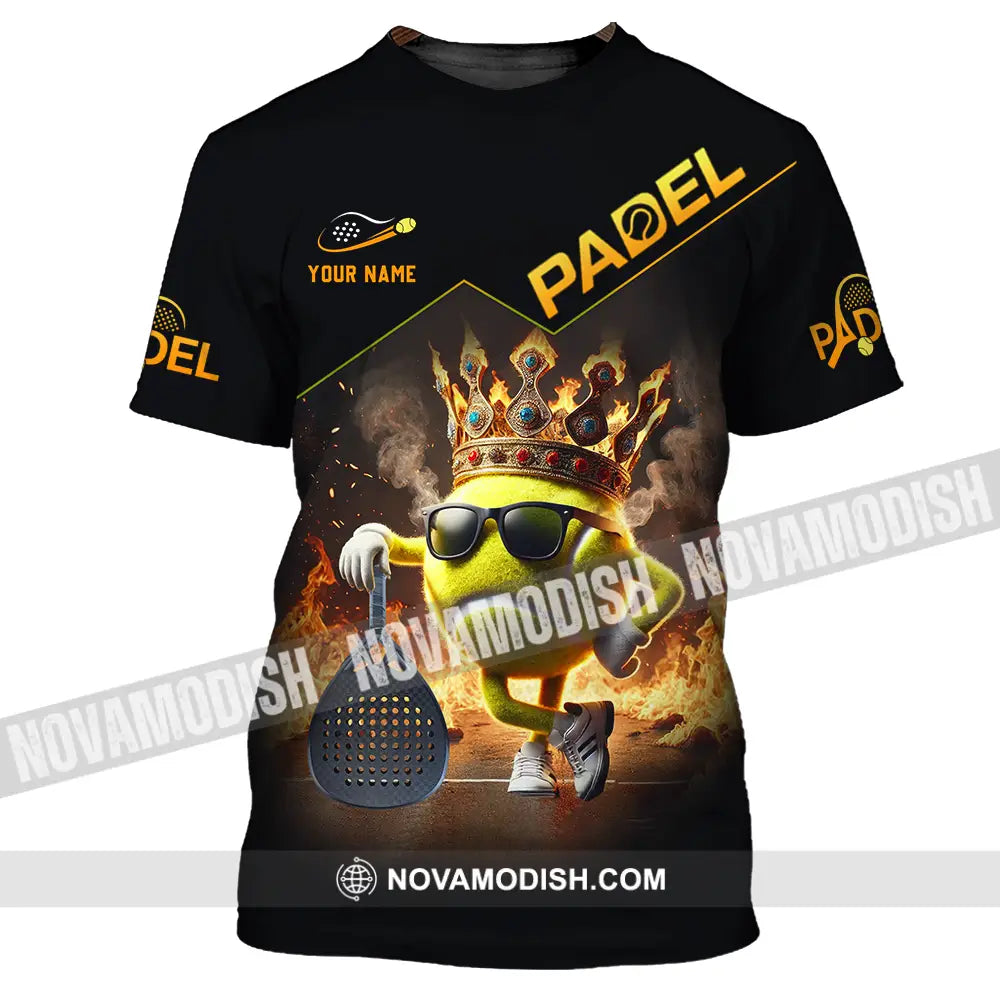 Unisex Shirt - Custom Text Padel T-Shirt / S T-Shirt