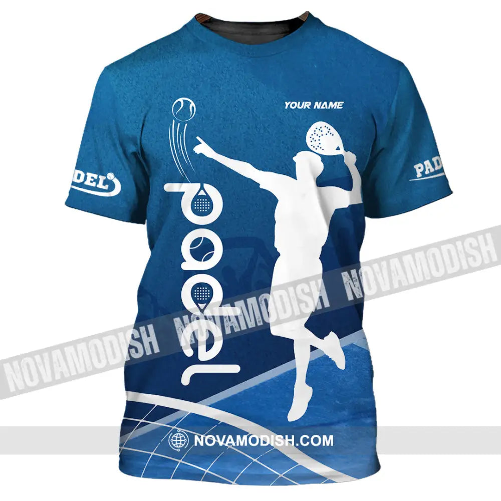 Unisex Shirt - Custom Text Shirt Padel Shirt T-Shirt / S T-shirt