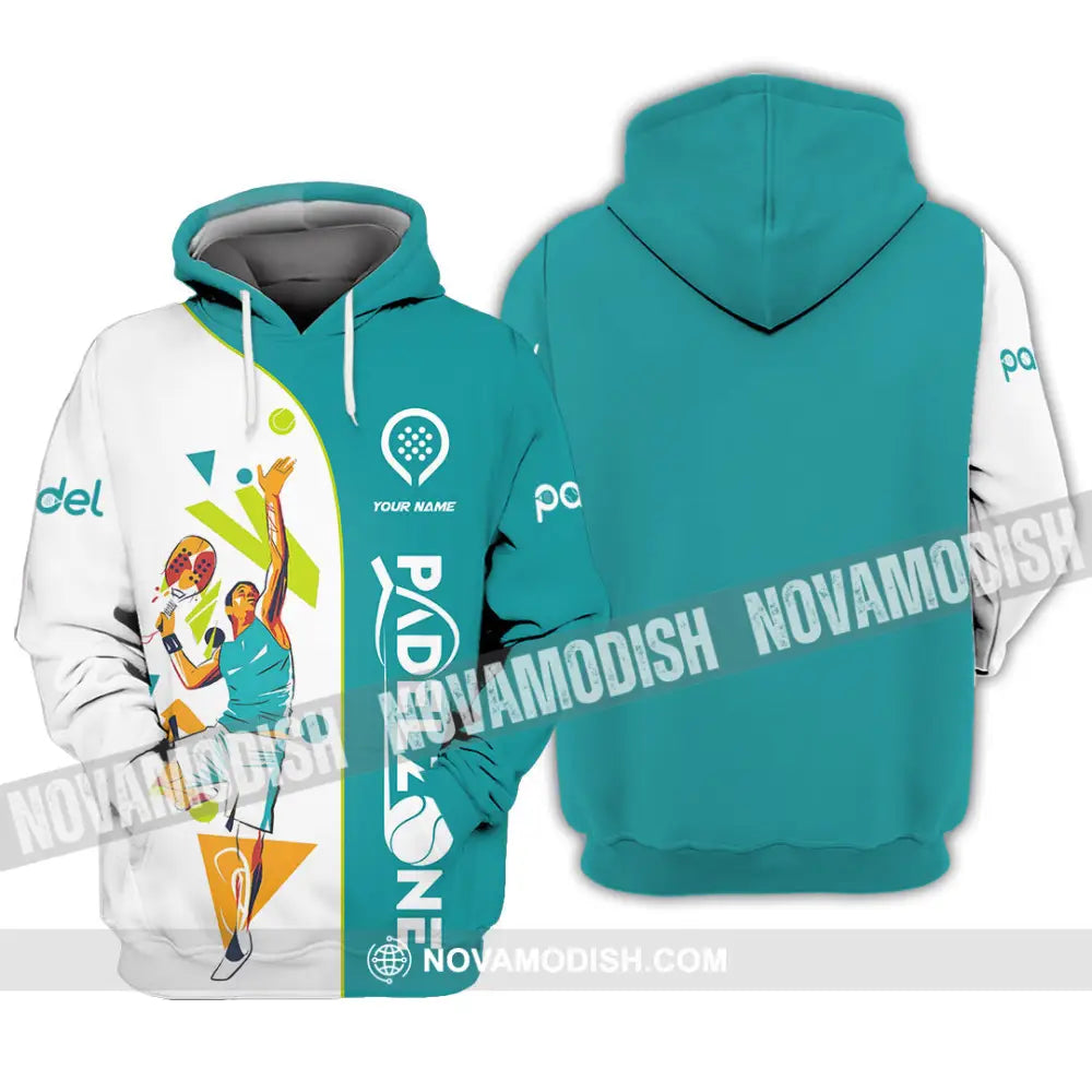 Unisex Shirt - Custom Text Shirt Padel Zone Shirt Hoodie / S T-shirt