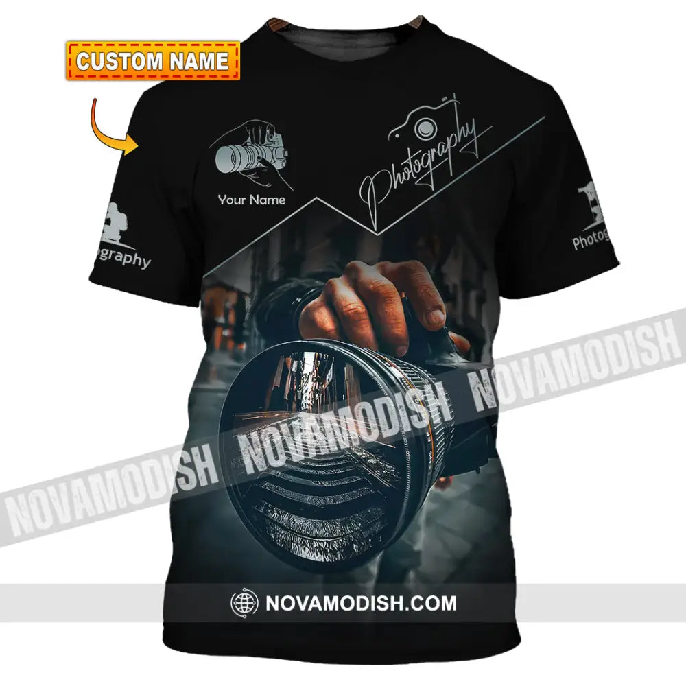 Unisex Shirt - Custom Text Shirt Photographer Shirt T-shirt