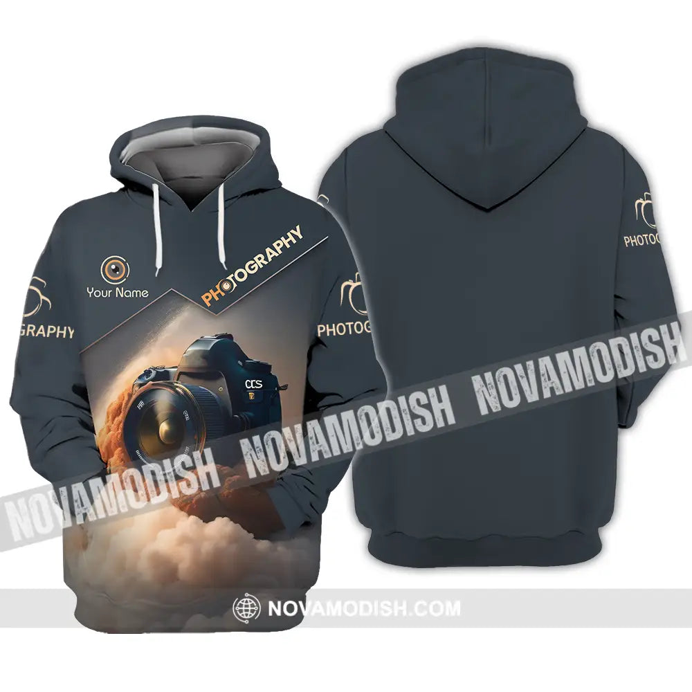 Unisex Shirt - Custom Text Shirt Photography Hoodie / S T-shirt
