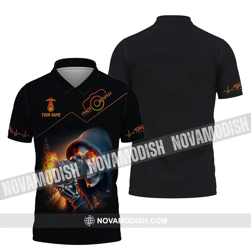 Unisex Shirt - Custom Text Shirt Photography Shirt Polo Shirt / S T-shirt