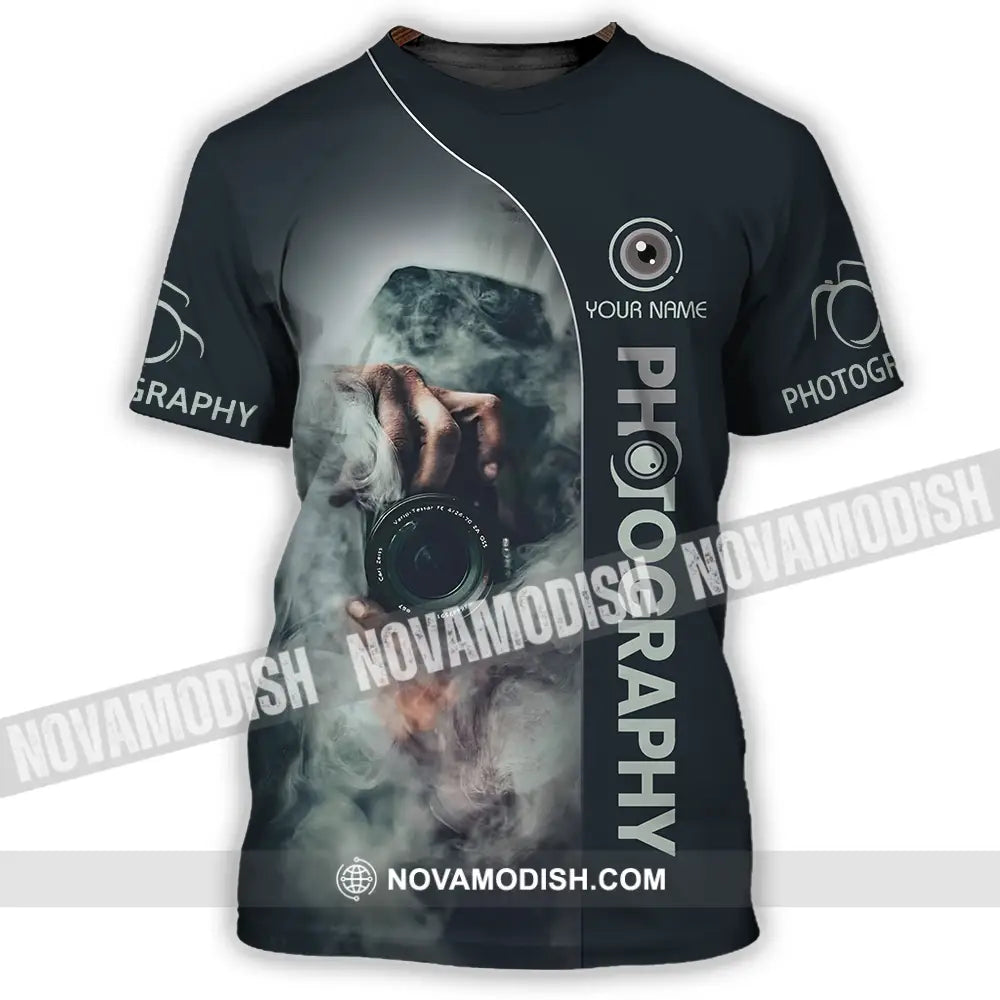 Unisex Shirt - Custom Text Shirt Photography T-Shirt / S T-shirt