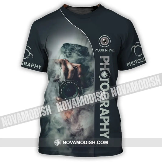 Unisex Shirt - Custom Text Shirt Photography T-Shirt / S T-shirt