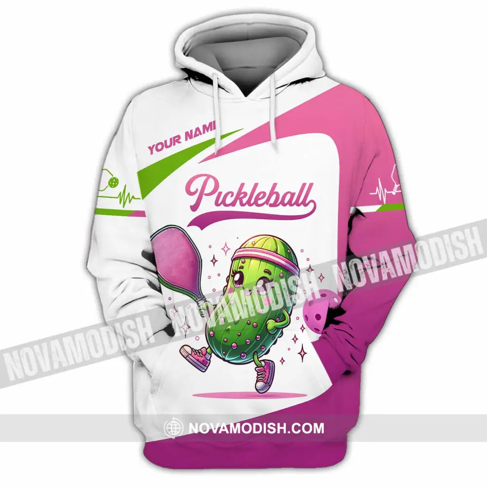 Unisex Shirt - Custom Text Shirt Pickleball Shirt Hoodie / S T-shirt