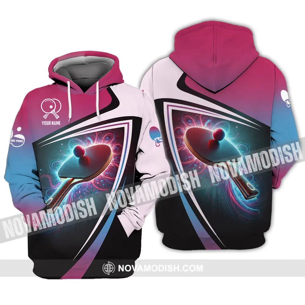 Unisex Shirt - Custom Text Shirt Ping Pong Shirt Hoodie / S T-shirt