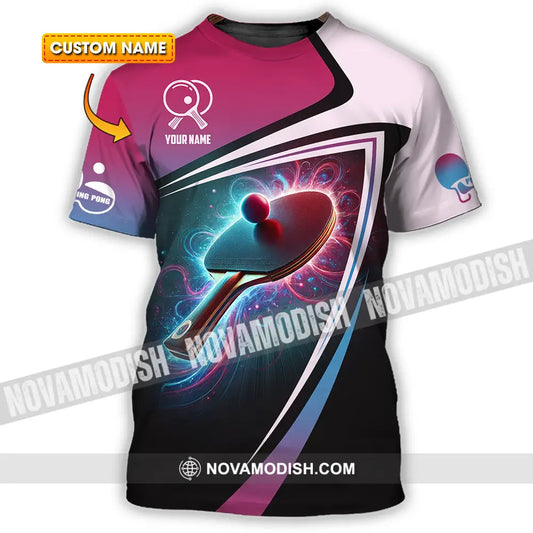 Unisex Shirt - Custom Text Shirt Ping Pong Shirt T-shirt