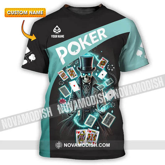 Unisex Shirt - Custom Text Poker T-Shirt