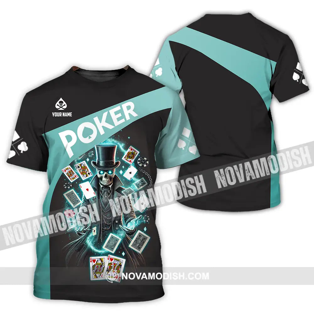 Unisex Shirt - Custom Text Poker T-Shirt / S T-Shirt