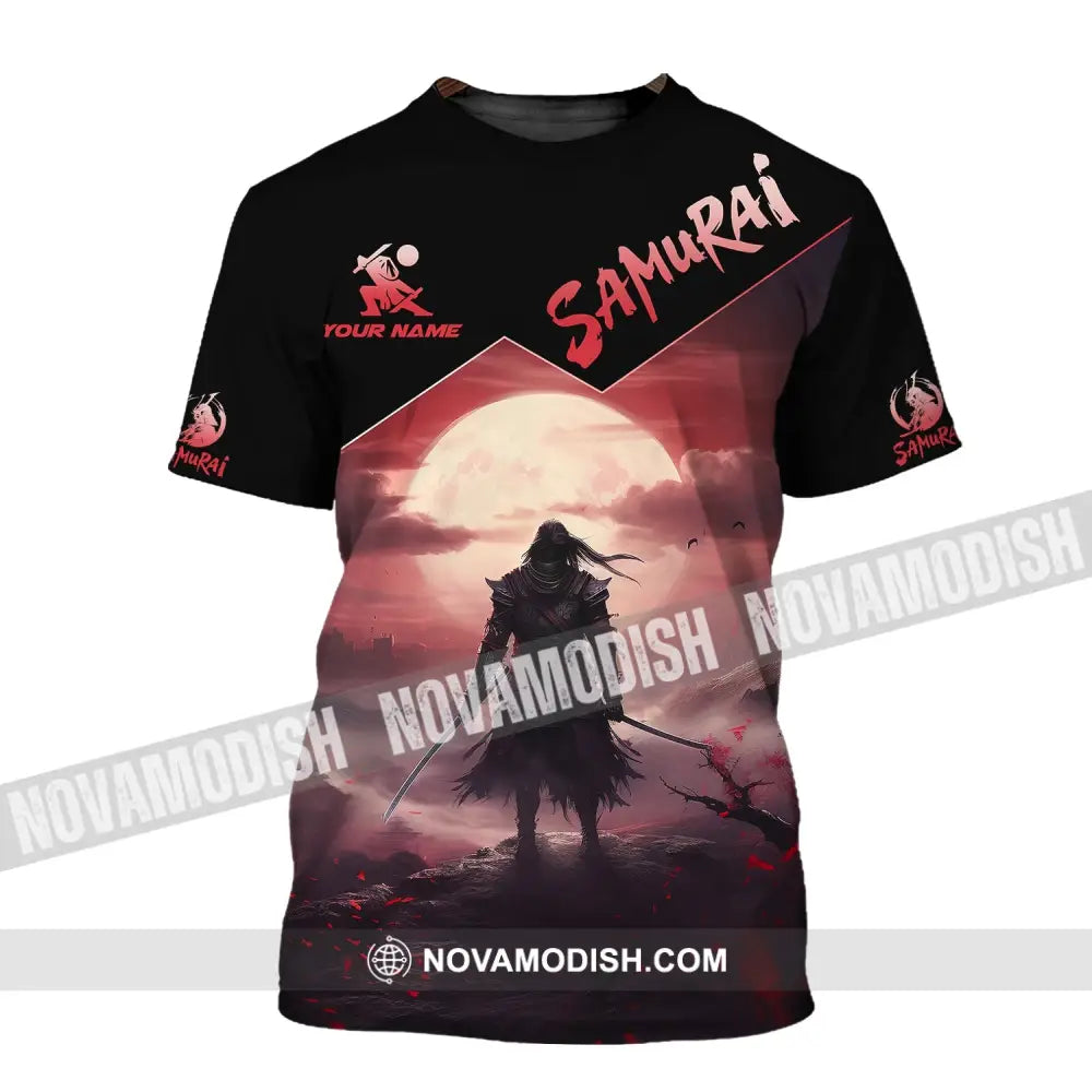 Unisex Shirt - Custom Text Samurai T-Shirt / S T-Shirt