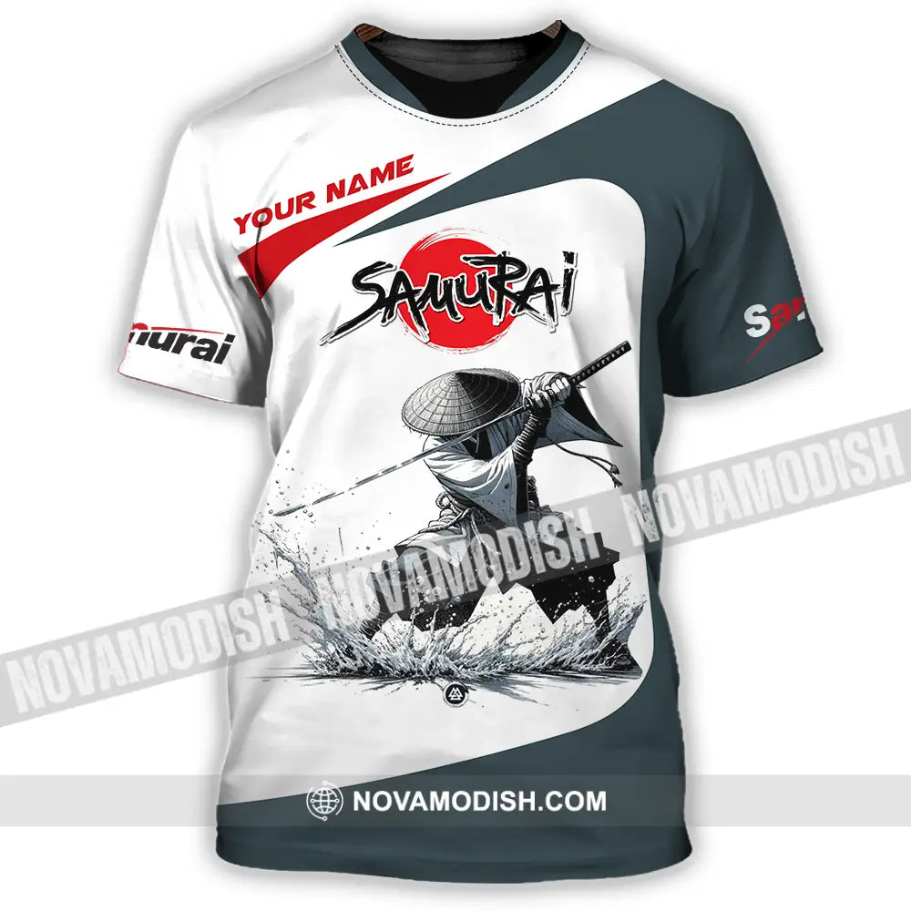 Unisex Shirt - Custom Text Shirt Samurai T-Shirt / S T-shirt