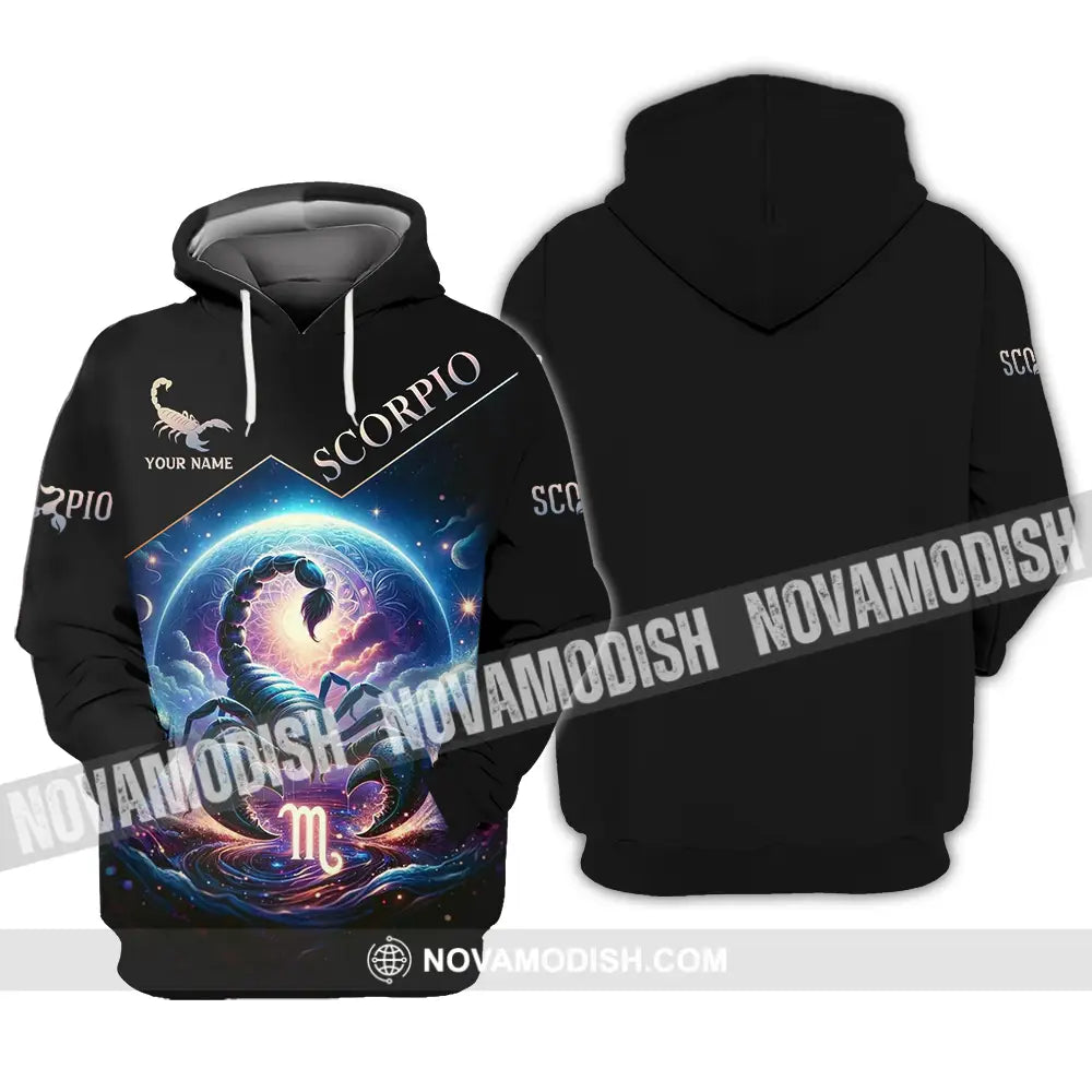 Unisex Shirt - Custom Text Shirt Scorpio Hoodie / S T-shirt