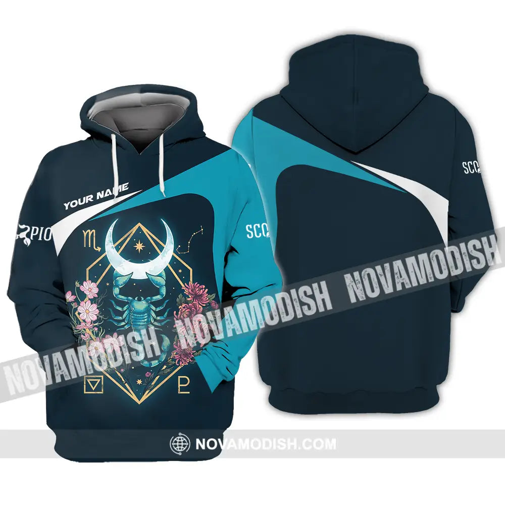 Unisex Shirt - Custom Text Shirt Scorpio Hoodie / S T-shirt