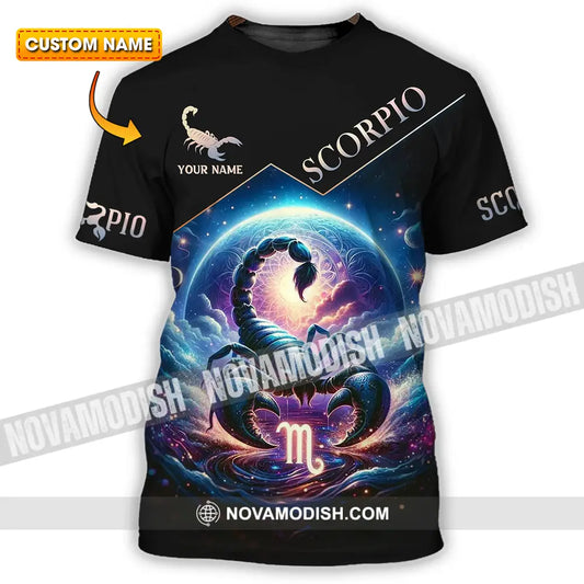 Unisex Shirt - Custom Text Shirt Scorpio T-shirt