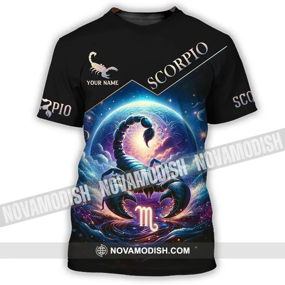 Unisex Shirt - Custom Text Shirt Scorpio T-Shirt / S T-shirt