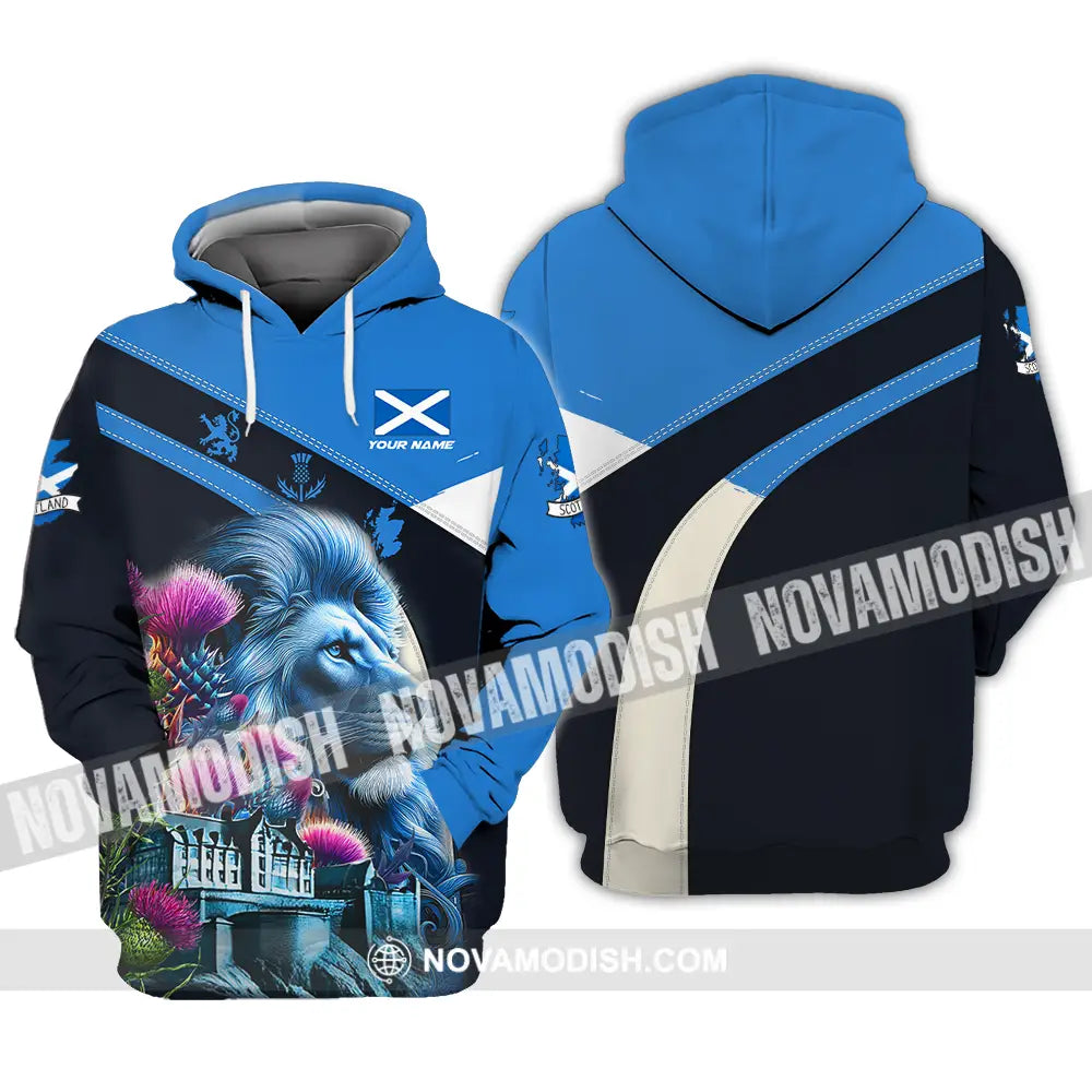 Unisex Shirt - Custom Text Shirt Scotland Shirt Hoodie / S T-shirt
