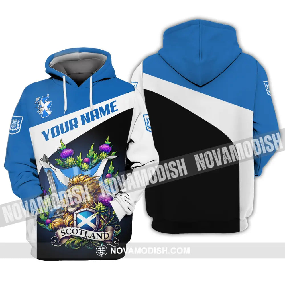 Unisex Shirt - Custom Text Shirt Scotland Shirt Hoodie / S T-shirt