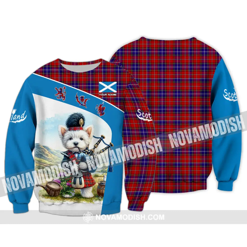 Unisex Shirt - Custom Text Shirt Scotland Shirt Long Sleeve / S T-shirt