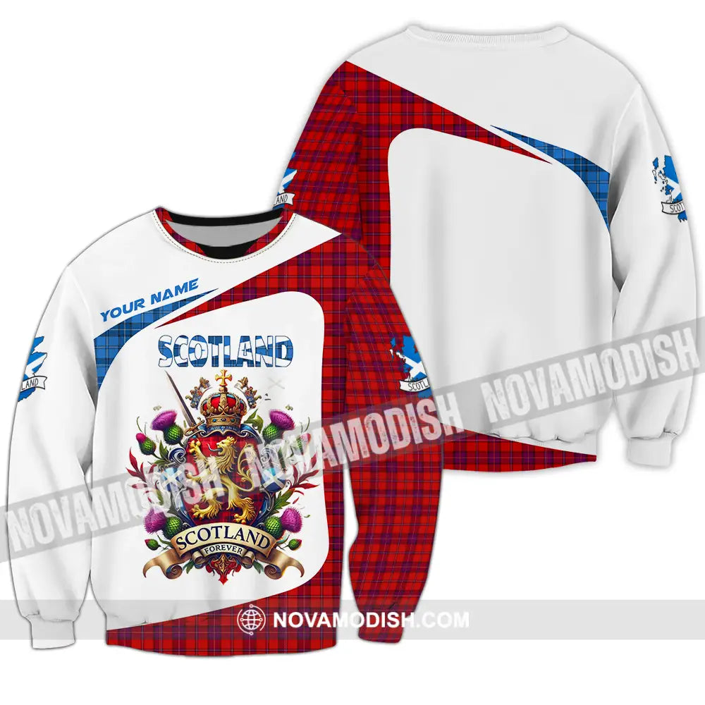 Unisex Shirt - Custom Text Shirt Scotland Shirt Long Sleeve / S T-shirt