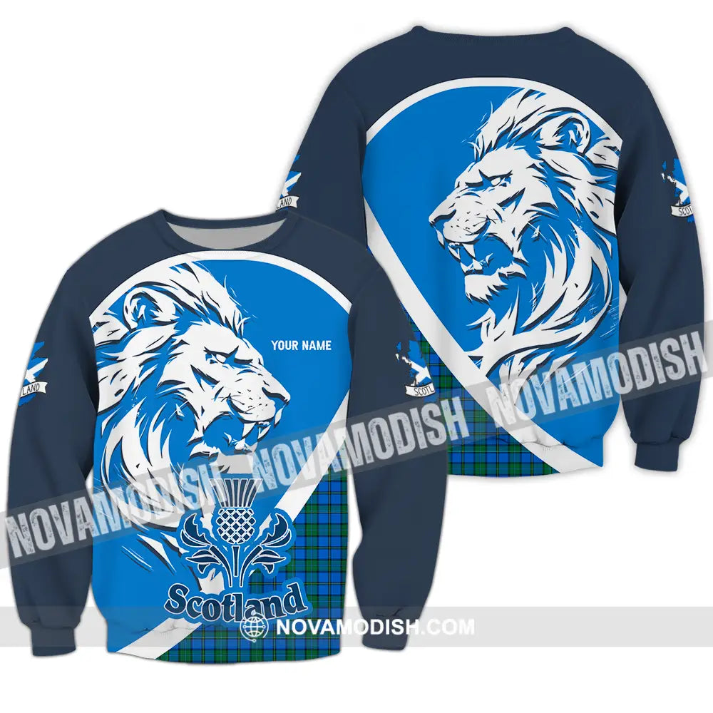 Unisex Shirt - Custom Text Shirt Scotland Shirt Long Sleeve / S T-shirt