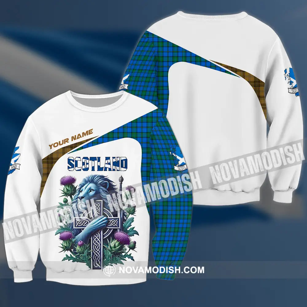 Unisex Shirt - Custom Text Shirt Scotland Shirt Long Sleeve / S T-shirt
