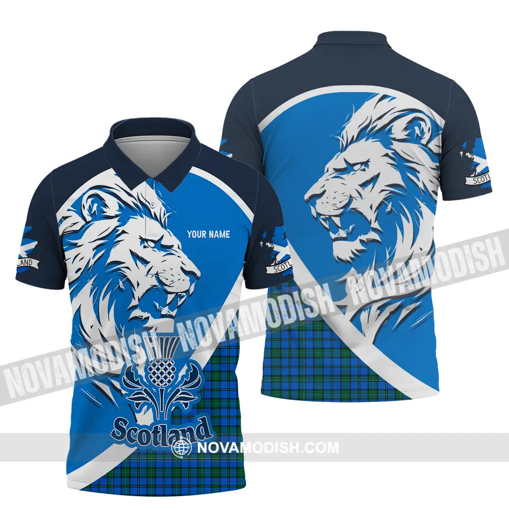 Unisex Shirt - Custom Text Shirt Scotland Shirt Polo Shirt / S T-shirt