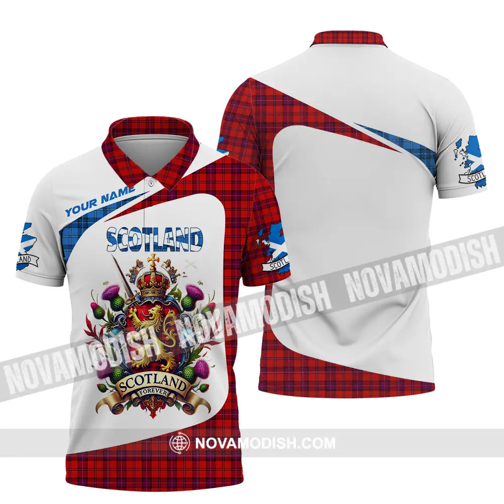Unisex Shirt - Custom Text Shirt Scotland Shirt Polo Shirt / S T-shirt